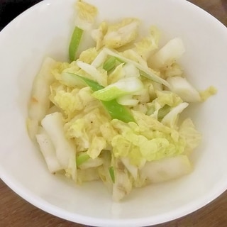 簡単作りおき！白菜と長ネギの中華サラダ